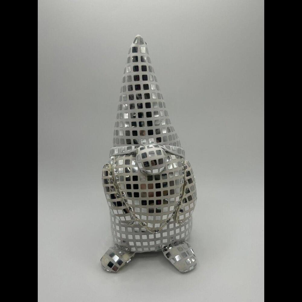 Plush Silver Disco Gnome